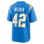 Men's Troy Reeder Powder Blue Los Angeles Chargers Game Jersey