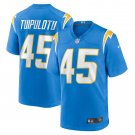 Men's Tuli Tuipulotu Powder Blue Los Angeles Chargers Team Game Jersey