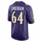 Men's Tyler Linderbaum Purple Baltimore Ravens Player Game Jersey