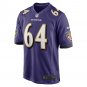 Men's Tyler Linderbaum Purple Baltimore Ravens Player Game Jersey