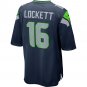 Men's Tyler Lockett College Navy Seattle Seahawks Game Jersey