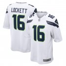 Men's Tyler Lockett White Seattle Seahawks Game Jersey