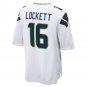 Men's Tyler Lockett White Seattle Seahawks Game Jersey