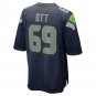 Men's Tyler Ott College Navy Seattle Seahawks Game Jersey