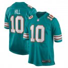 Men's Tyreek Hill Aqua Miami Dolphins Alternate Game Jersey