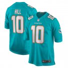 Men's Tyreek Hill Aqua Miami Dolphins Game Jersey