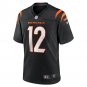 Men's Tyron Johnson Black Cincinnati Bengals Home Game Player Jersey