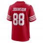 Men's Tyron Johnson Scarlet San Francisco 49ers Team Game Jersey