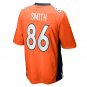 Men's Vyncint Smith Orange Denver Broncos Game Player Jersey