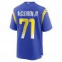Men's Warren McClendon Jr. Royal Los Angeles Rams Team Game Jersey