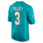 Men's Will Fuller V Aqua Miami Dolphins Game Jersey
