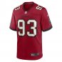 Men's Willington Previlon Red Tampa Bay Buccaneers Game Player Jersey