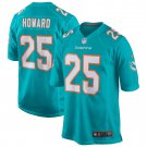 Men's Xavien Howard Aqua Miami Dolphins Game Jersey