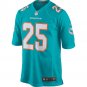 Men's Xavien Howard Aqua Miami Dolphins Game Jersey