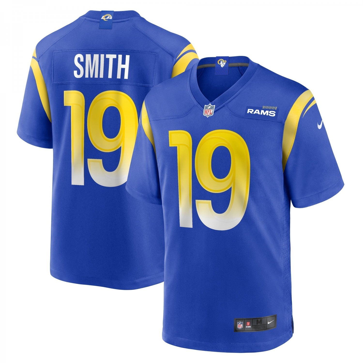 Men's Xavier Smith Royal Los Angeles Rams Home Game Jersey