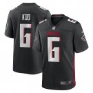 Men's Younghoe Koo Black Atlanta Falcons Team Game Jersey