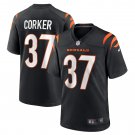 Men's Yusuf Corker Black Cincinnati Bengals Game Player Jersey