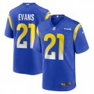 Men's Zach Evans Royal Los Angeles Rams Home Game Jersey
