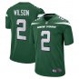 Men's Zach Wilson Gotham Green New York Jets Game Jersey
