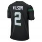 Men's Zach Wilson Stealth Black New York Jets Game Jersey