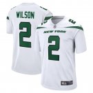 Men's Zach Wilson White New York Jets White Game Jersey