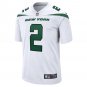 Men's Zach Wilson White New York Jets White Game Jersey