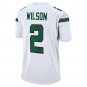 Men's Zach Wilson White New York Jets White Game Jersey