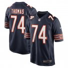 Men's Zachary Thomas Navy Chicago Bears Game Player Jersey