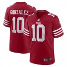Men's Zane Gonzalez Scarlet San Francisco 49ers Game Jersey