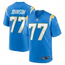 Men's Zion Johnson Powder Blue Los Angeles Chargers Player Game Jersey