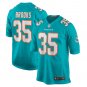 Christopher Brooks Miami Dolphins Team Game Jersey - Aqua