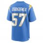 Men's Amen Ogbongbemiga Powder Blue Los Angeles Chargers Game Player Jersey