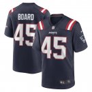 Men's Chris Board Navy New England Patriots Game Player Jersey