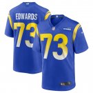 Men's David Edwards Royal Los Angeles Rams Game Jersey