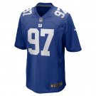 Men's Dexter Lawrence II Royal New York Giants Team Game Player Jersey