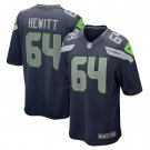 Men's Jarrod Hewitt College Navy Seattle Seahawks Home Game Player Jersey