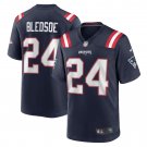 Men's Joshuah Bledsoe Navy New England Patriots Game Player Jersey