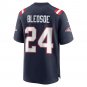 Men's Joshuah Bledsoe Navy New England Patriots Game Player Jersey