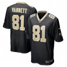 Men's Nick Vannett Black New Orleans Saints Game Jersey