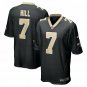 Men's Taysom Hill Black New Orleans Saints Game Jersey