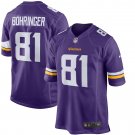 Moritz Bohringer Minnesota Vikings Team Color Game Jersey - Purple