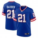 Tiki Barber New York Giants Classic Retired Player Game Jersey - Royal