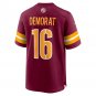Tim Demorat Washington Commanders Team Game Jersey - Burgundy