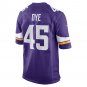 Troy Dye Minnesota Vikings Game Jersey - Purple