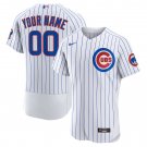 Chicago Cubs Home Authentic Custom Jersey - White