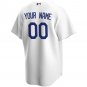 Los Angeles Dodgers Home Replica Custom Jersey - White