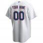 New York Mets Home Replica Custom Jersey - White