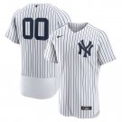 New York Yankees Home Authentic Custom Jersey - White