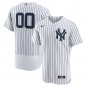 New York Yankees Home Authentic Custom Jersey - White