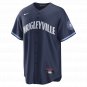 Custom Chicago Cubs City Connect Wrigleyville Men's Replica Jersey
